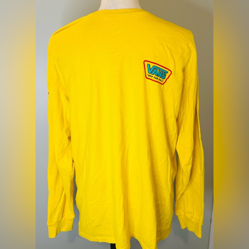 Vans Off the Wall The Simpsons Krusty Burger Graphics Long Sleeves Men Shirt M